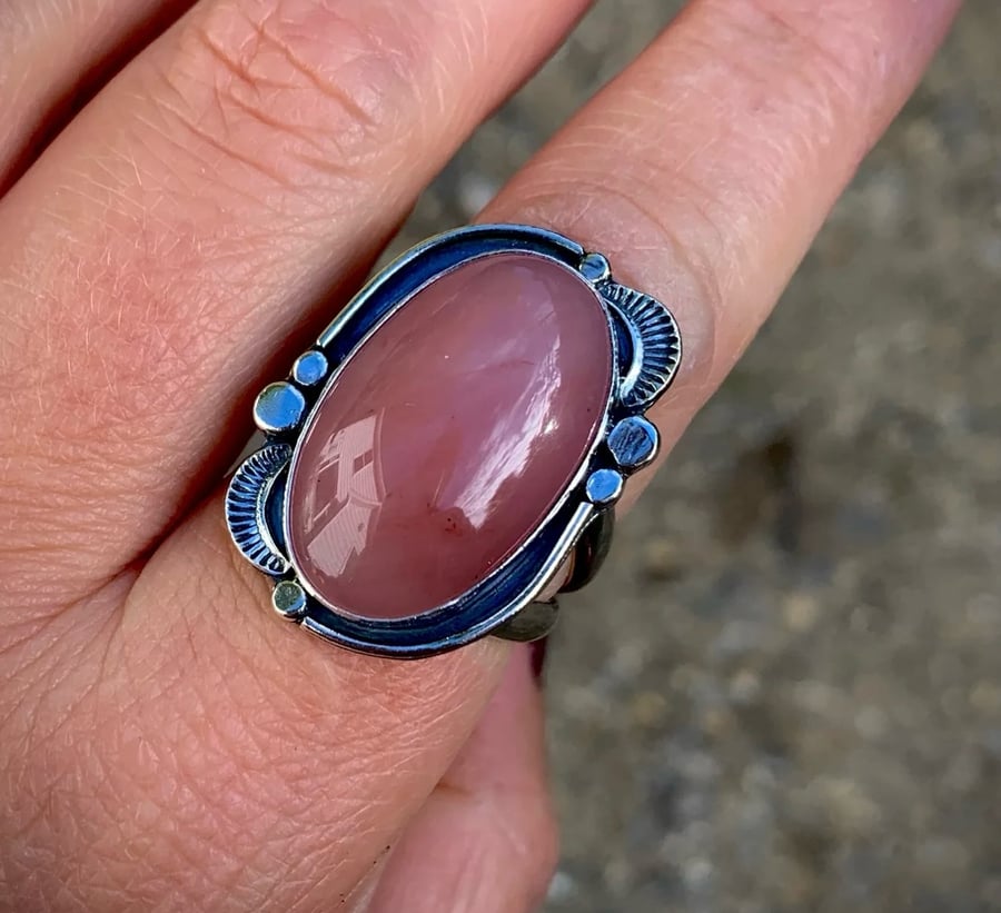 Image of Guava Ring- Fina Moon Silver Studio