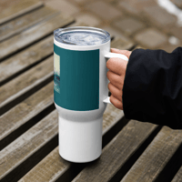 Image 2 of Travel mug with a handle (Psalms 9;11)