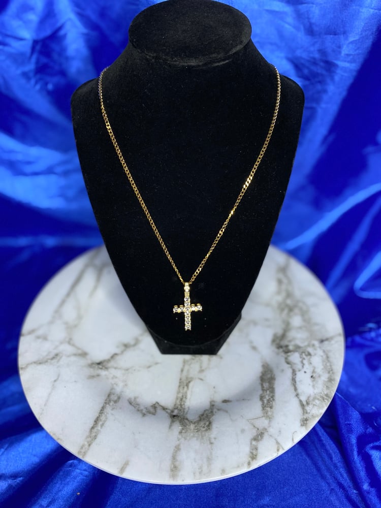 Image of “ Icy Cross Necklace”