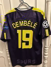 Image 9 of Tottenham Hotspur "DEMBELE 19" 2017/18 Third Shirt + UCL patches (L)
