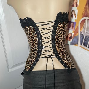 Image of EMPIRE CHEETAH CORSET SZ 32