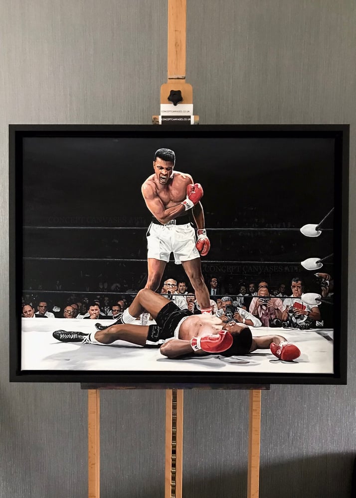 Image of Muhammad Ali ‘The Greatest’ Original - FLOATING FRAME (BLACK)