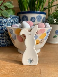 Image 9 of Handmade Ceramic Big Bunny decoration
