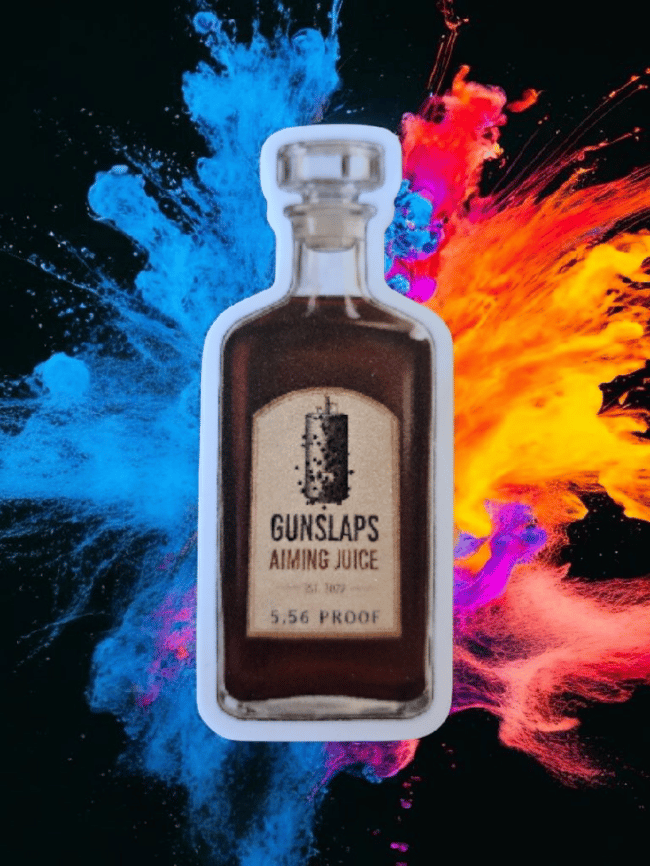 452. AIMING JUICE STICKER