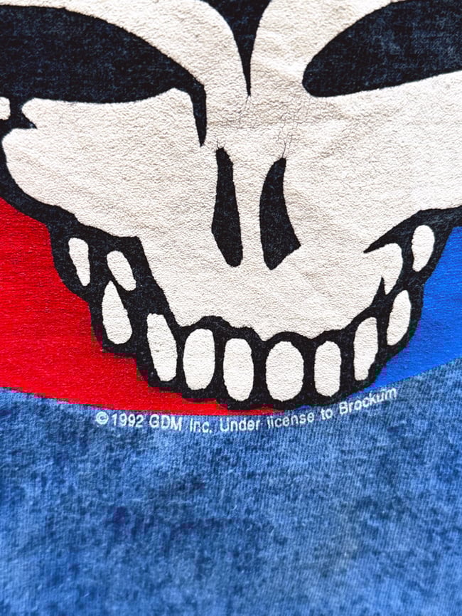 Grateful Dead 1992 Steal Your Face T-Shirt - Size XL
