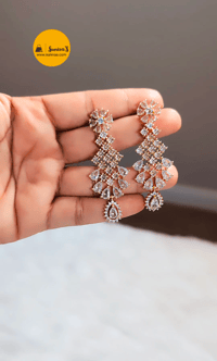 Image 2 of Garima Gold -American Diamond Necklace Set
