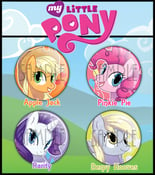 Image of PONY BUTTON BADGES 2 - bdg025pk