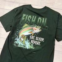 Image 2 of Vintage Fish On Tee - L