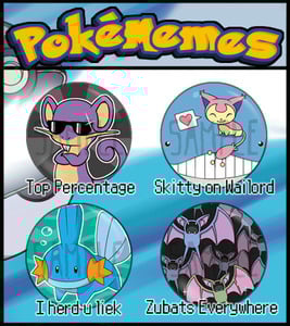 Image of POKEMON MEMES BUTTON BADGES