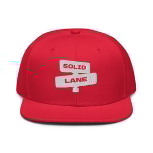Image of White Solid Lane Snapback