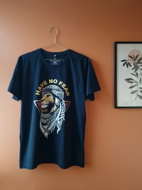 Image 1 of HAVE NO FEAR T-Shirt  Black