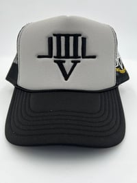 Image 1 of LVL3 NYC BLACK & GREY TRUCKER HAT