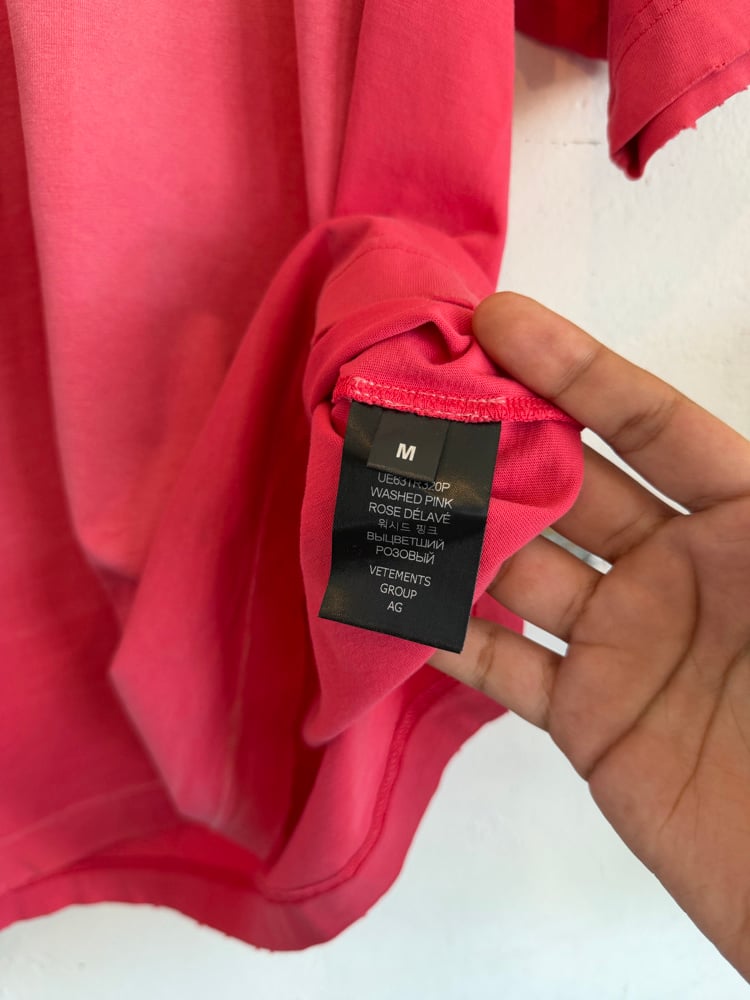 Image of Vetements Reincarnation Service Tee