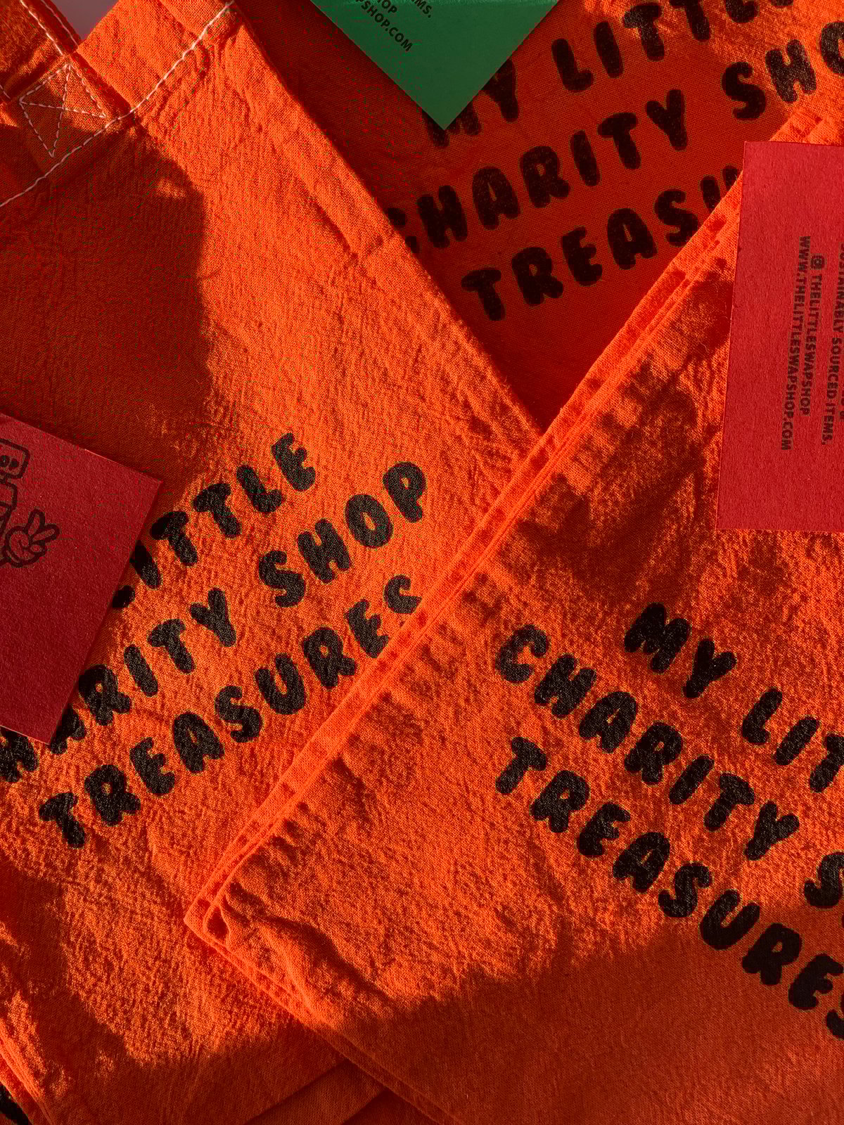 Image of Charity shop treasures Mini tote bag 