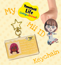 Image 1 of Tomodachi Life: Living the Dream Mii ID Keychain 💛
