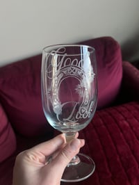 Image 4 of Good Luck Babe Wine Glasses
