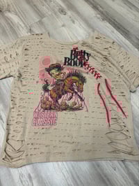 2x Betty horse off shoulder lace destroyed 