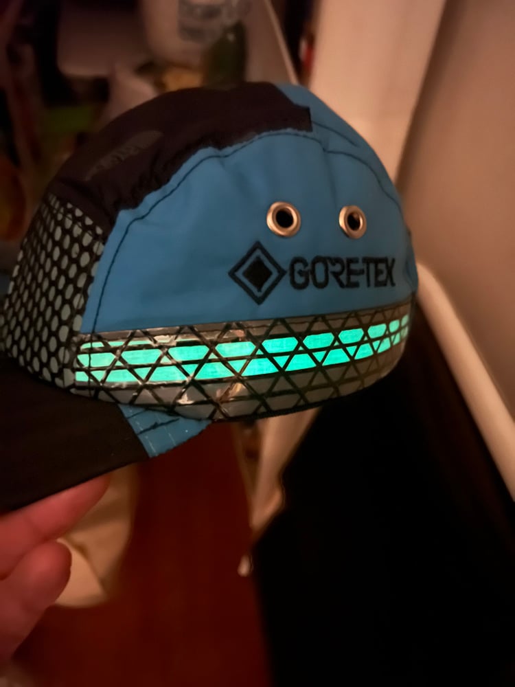 Vintage Turquoise Goretex North Face Reflector Glow 5-Panel copy