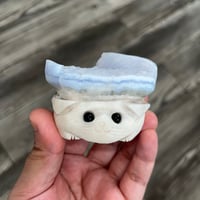 Image 1 of Druzy Blue Lace Agate Hamster Rock Friend 