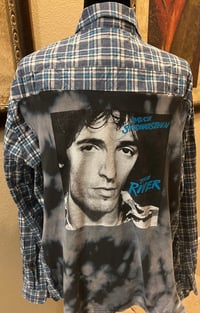 Vintage Blue/White Cotton Shirt Bruce Springsteen