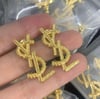 New Ysl gold plated Earrings*