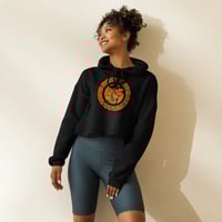 Image 2 of Mayan Calendar, Mayan Wheel of Time, Crop Hoodie