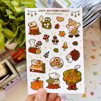 Image 5 of Cozy Autumn Forest Sticker Sheet