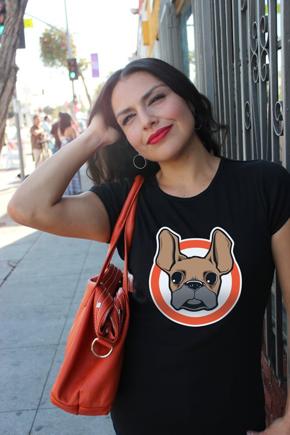 Image of Bandit the Bully - Black - Woman's Tee