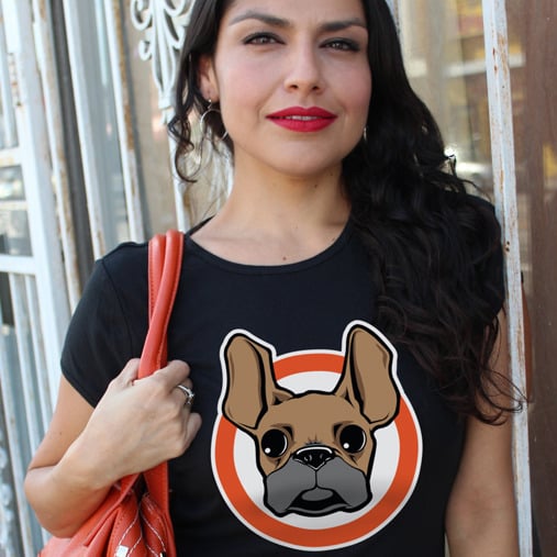 Image of Bandit the Bully - Black - Woman's Tee