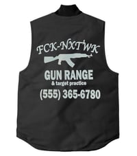 Image 1 of Fcknxtwk Black Gun Range vest