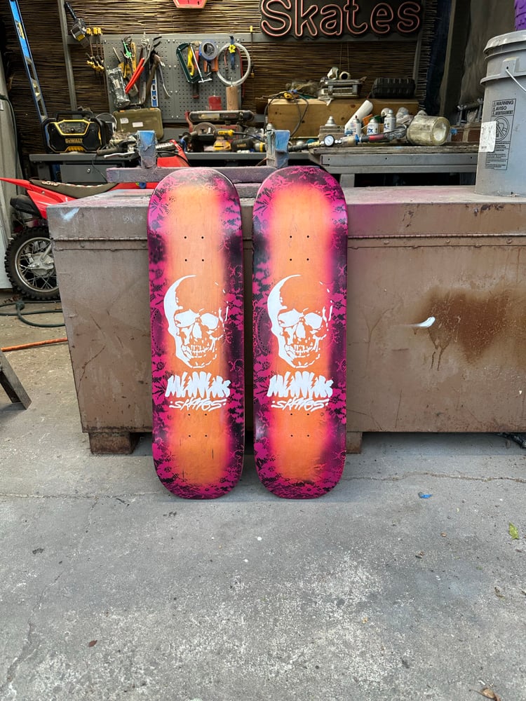 9.2" Symmetrical Twin Tail Popsicle - OG Skull Hawaiian Halo