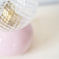 Image 4 of Lampe Ceramique rose & verre