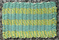 Image 2 of Green & Gold Fleck - Two Tone - 21 Fathom - Lobster Rope Mat