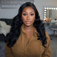 Image 1 of GLUELESS Layered Body Wave 13x6" HD Lace Frontal Wig (from Ashimary Hair)