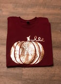 Leopard pumpkin shirt