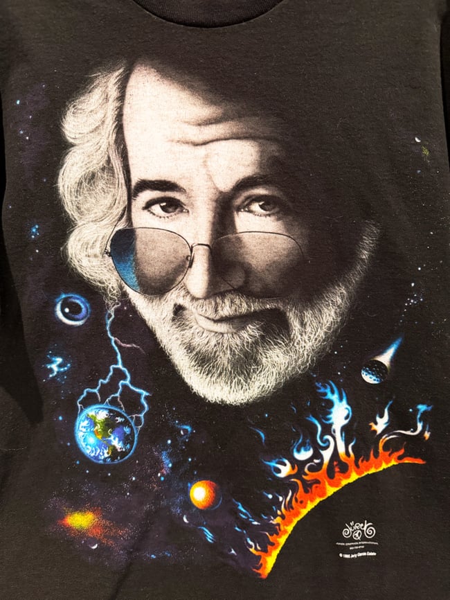 Jerry Garcia 1995 Cosmic Jerry T-Shirt - Size XL