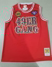 Image 1 of BLOODY GANG BASKETBALL JERSEY (Red)