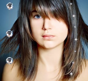 Image of Genuine Swarovski Crystal Hair Bling (More Colors)