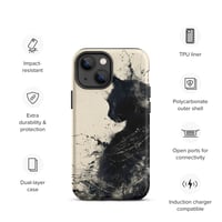 Image 21 of Black Cat On Ivory Tough Case for iPhone®