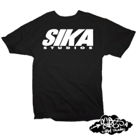 Image 2 of SIKA studios block logo T-shirt