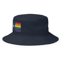 Image 4 of Minnesota Rainbow Pride Flag (6 Stripe) Bucket Hat
