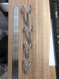 Image 5 of STAINLESS STEEL DOUBLE HOOKS (10pk)