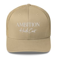 Image 4 of Ambition Embroidered Trucker Cap with mesh back