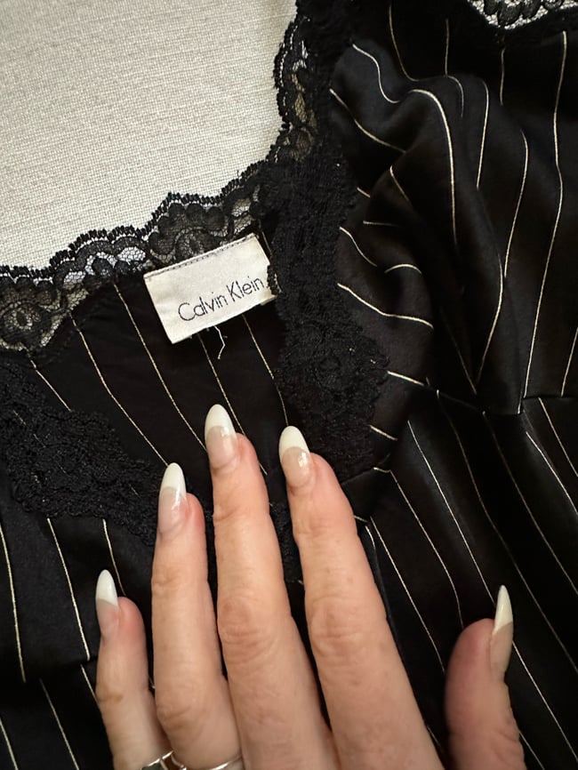90s Calvin Klein silk slipdress