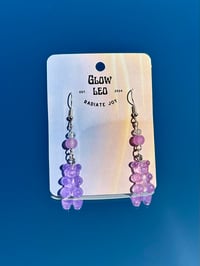 Image 1 of Lilac Gummy Bear Earrings