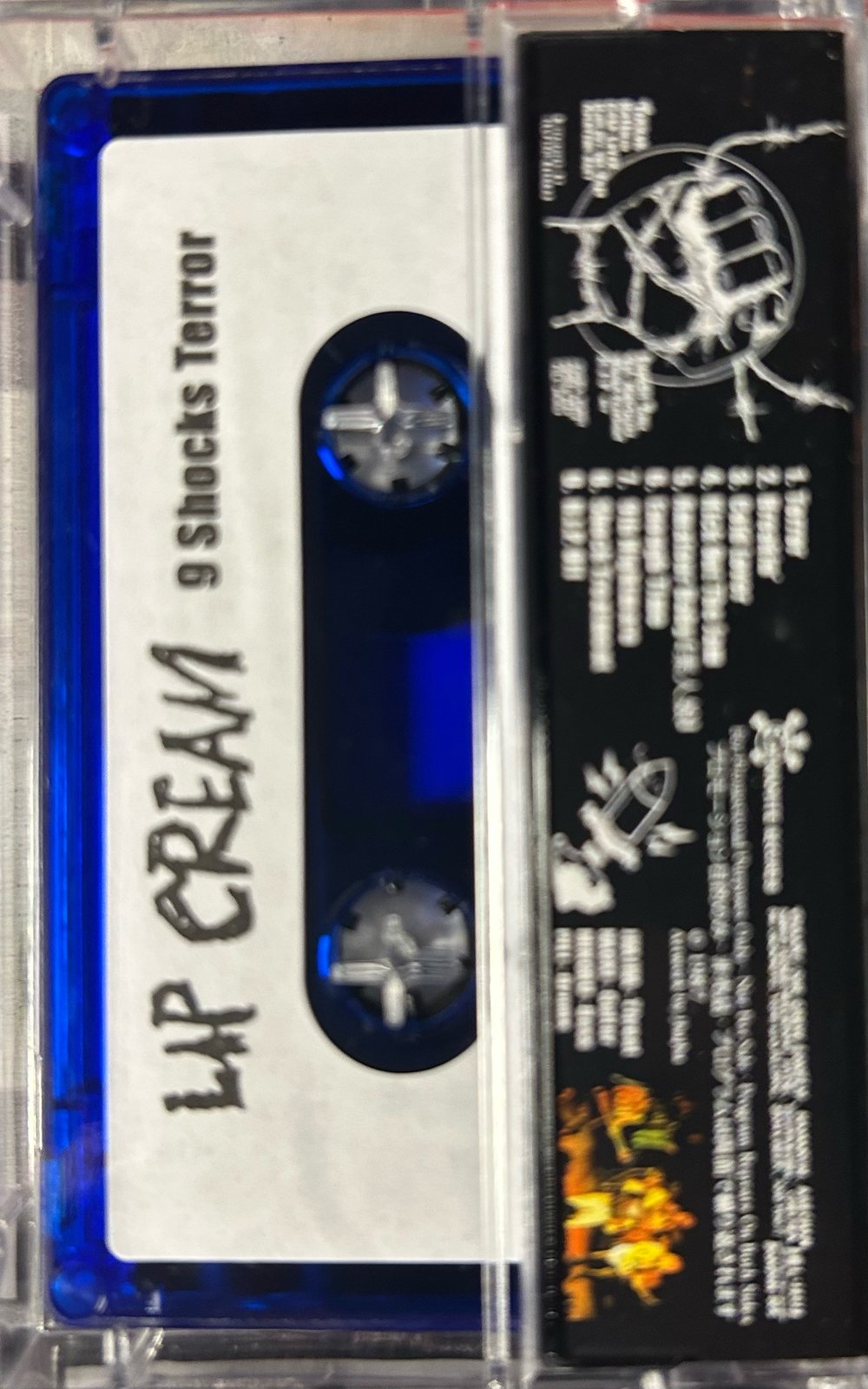 Lip Cream “9 shocks terror” cassette | DamnRightRecords