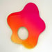 Image of Wall Sculpture Shape 3 Pink/Yellow Fade 25cm