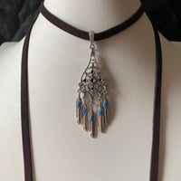 Image 3 of FEATHER CHOKER  