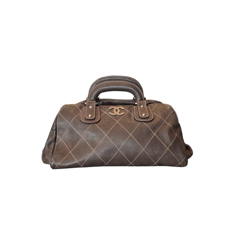 Image of Chanel Ligne Bowler Handbag 1265-1