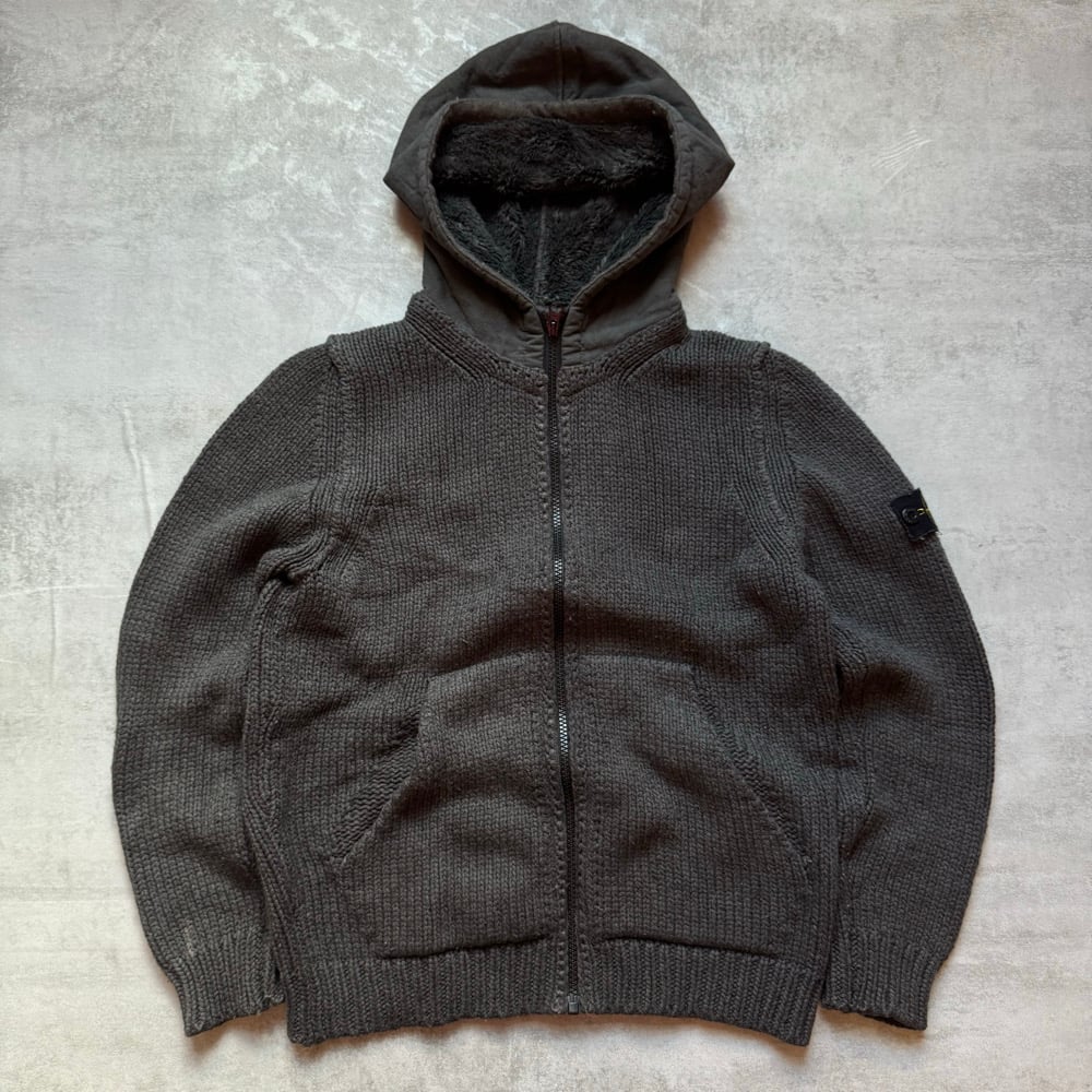 Image of AW 2014 Stone Island Wool Zip Up, size XS